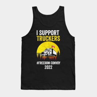 I Support Truckers Freedom Convoy 2022 Tank Top